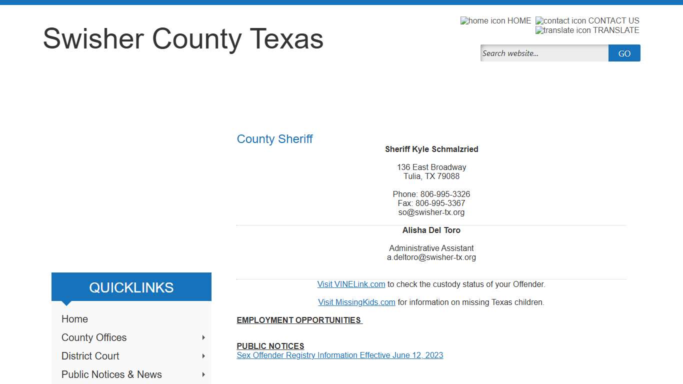 Swisher County, Texas